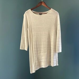 Elegant cream delicate knit Top